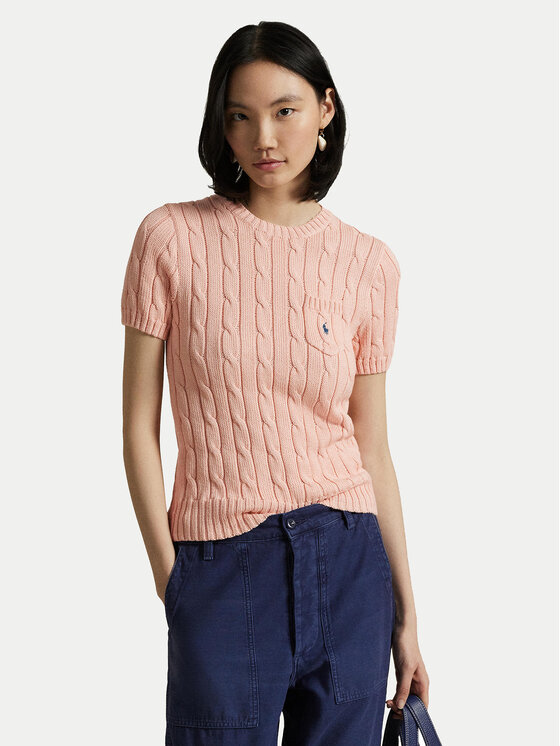

Свитер slim fit 211895379017 Polo Ralph Lauren, оранжевый