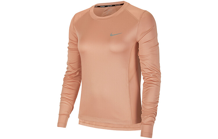 

Футболка женская розово-золотая Nike
