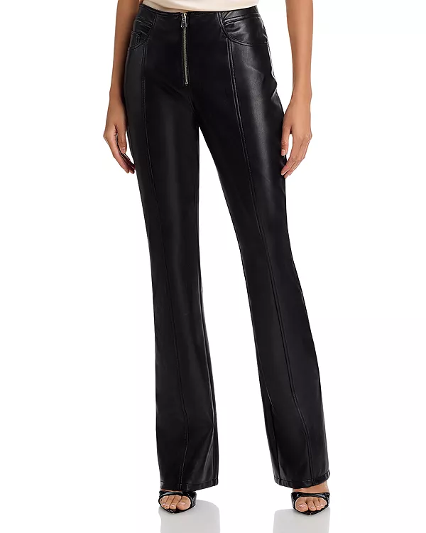 

Брюки из искусственной кожи Sylvie Cinq À Sept, черный