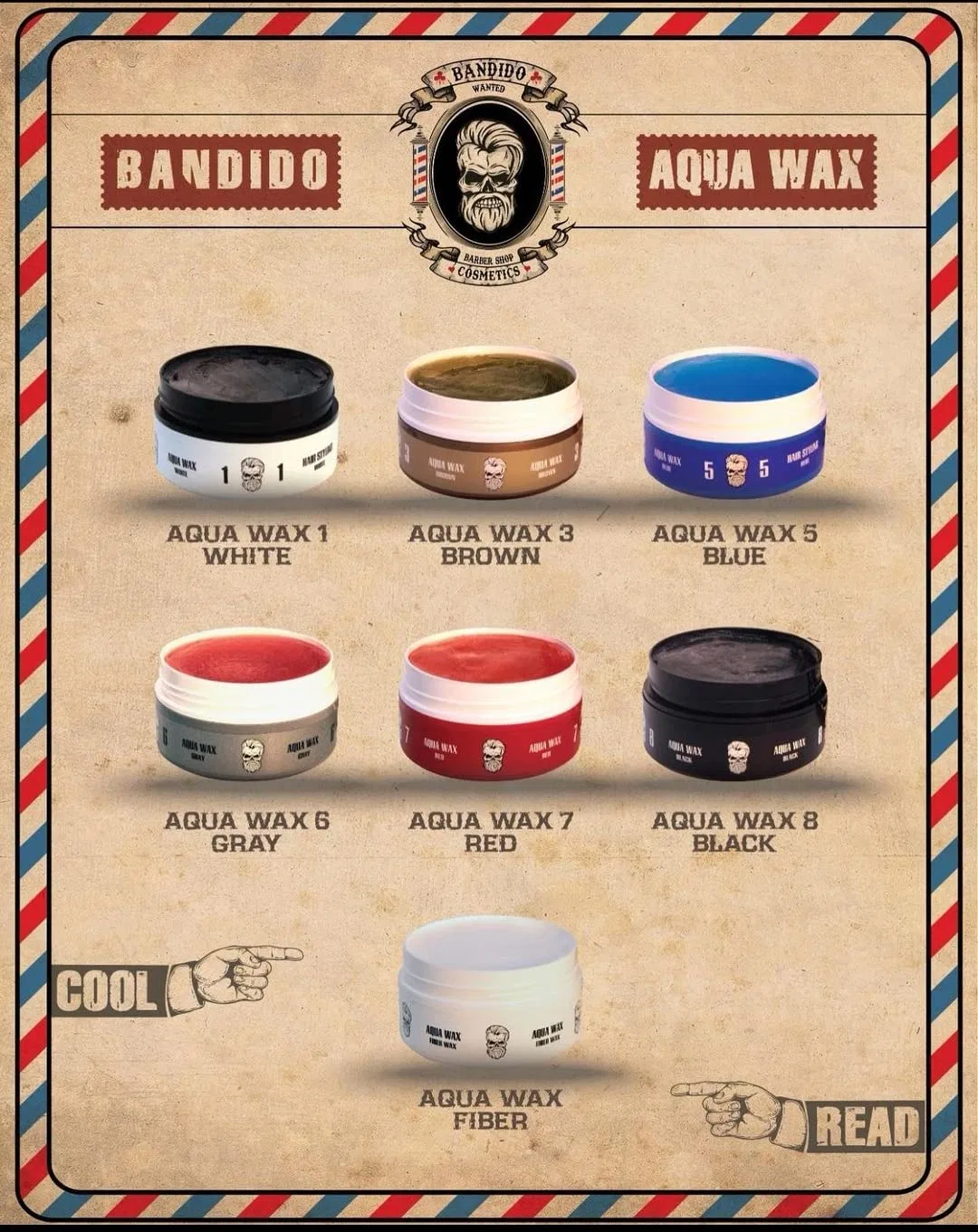 Воск для укладки волос «Aqua Hair Wax No. 6» от Bandido, 150 мл Bandido — фото 3