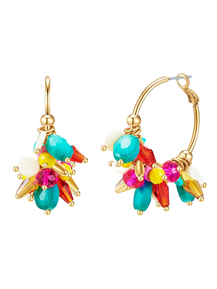 

Позолоченные серьги-кольца Yokoamii