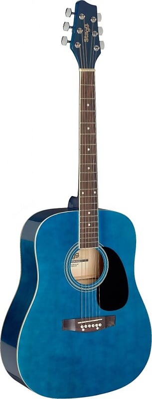 

Акустическая гитара Blue dreadnought acoustic guitar with basswood top