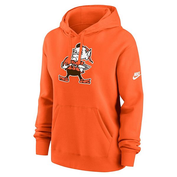 Женский оранжевый худи Cleveland Browns Club Fleece Nike — фото 3