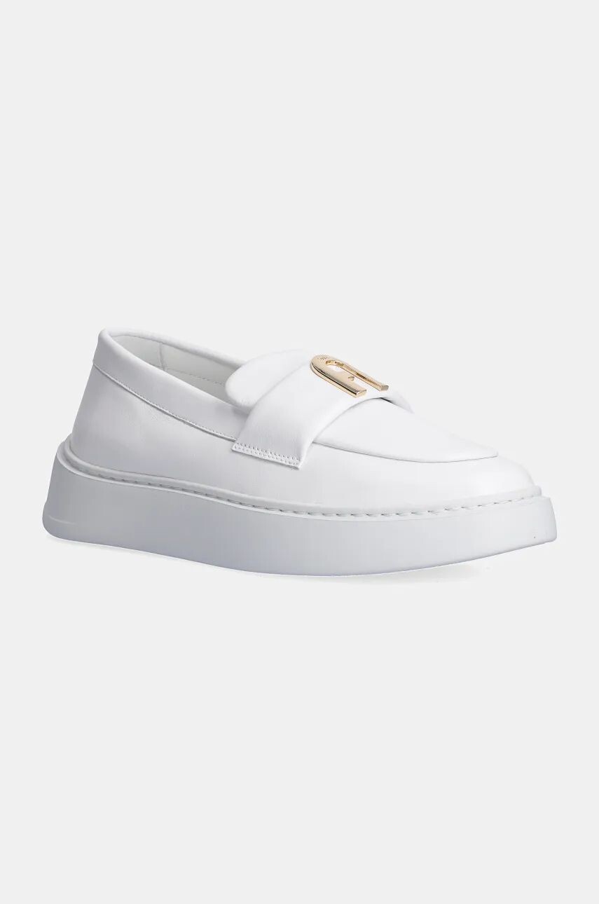 

Кожаные мокасины Furla Loafer, белый