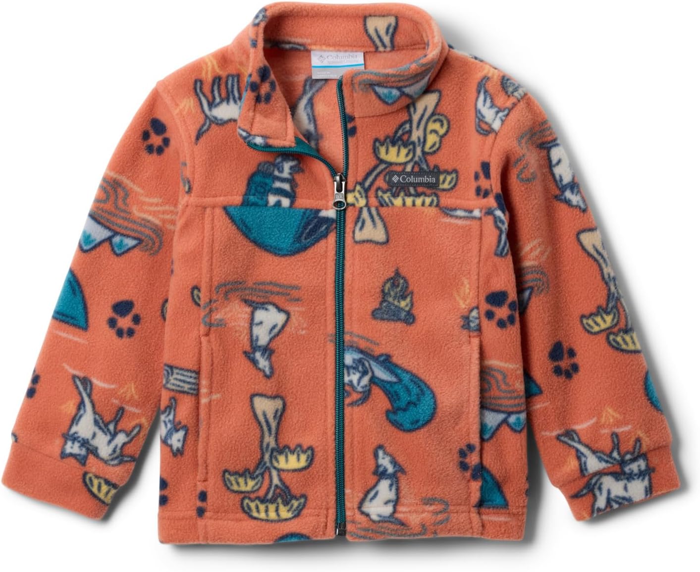 

Columbia Youth Boys Zing III Fleece, Tuscan Trail Tails