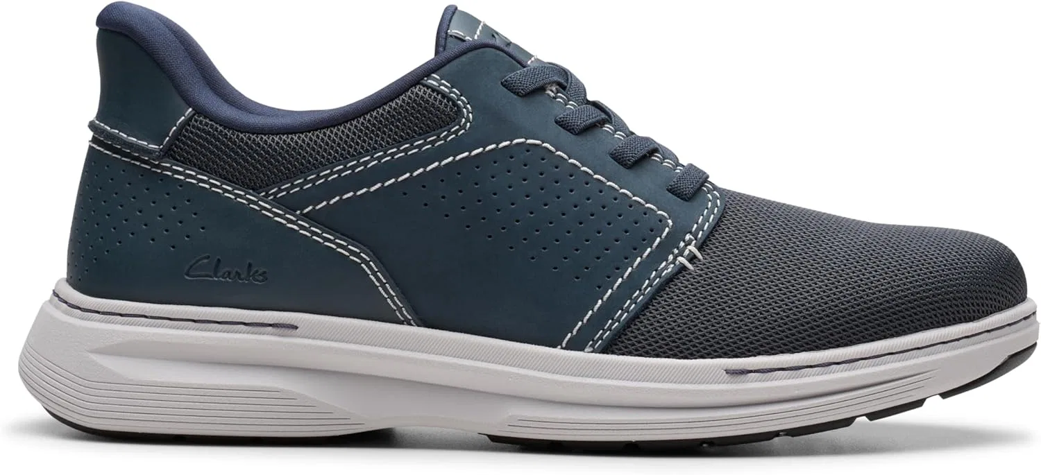 Туфли Clarks Craftwell Herren Low, Marineblaues Leder — фото 2