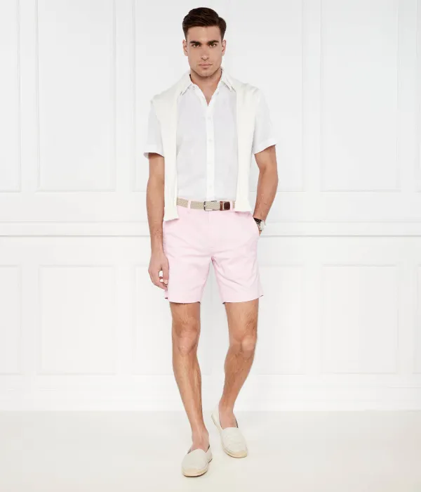 Шорты Бедфорд Straight fit Polo Ralph Lauren, розовый — фото 2