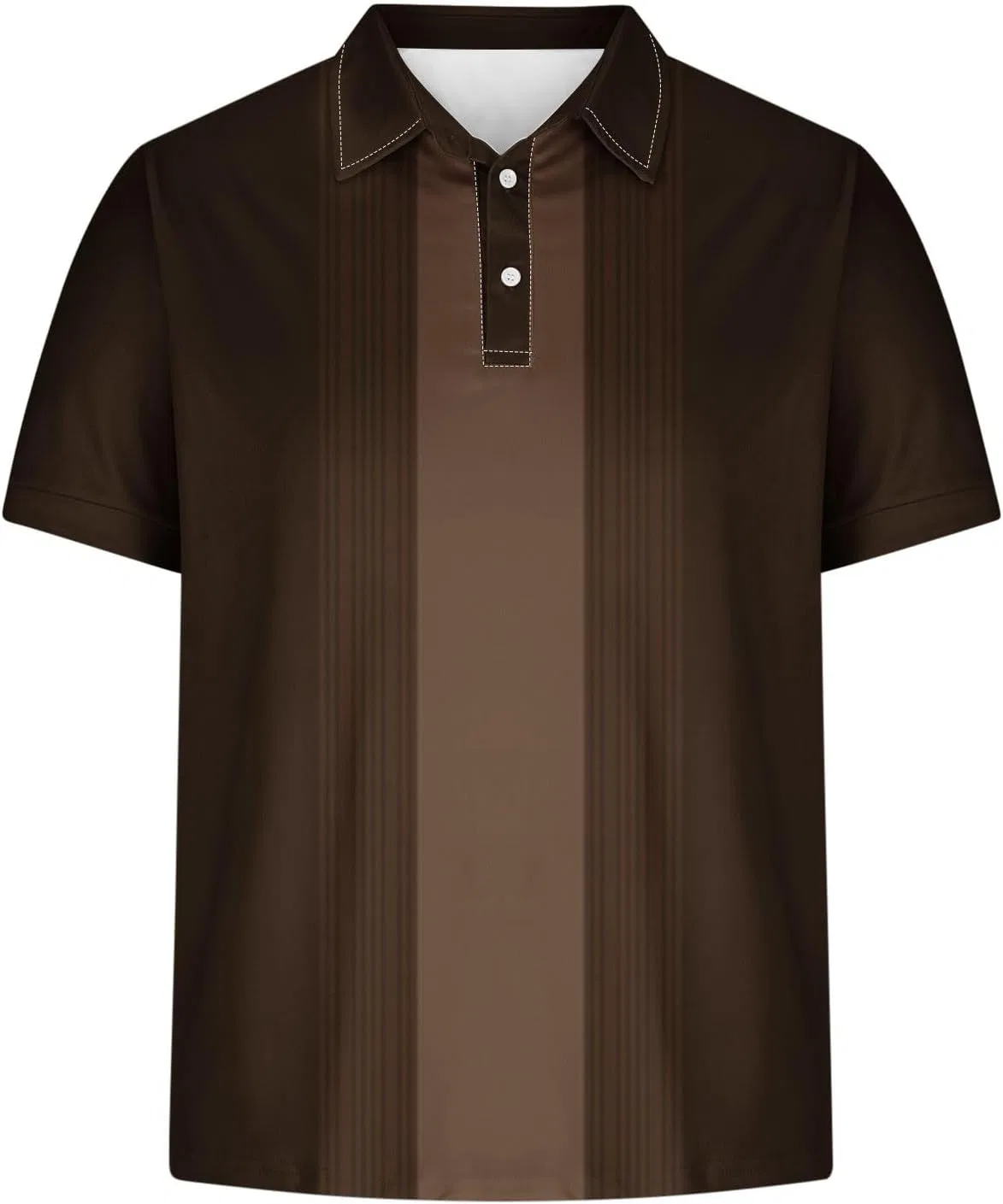 Футболка с принтом, Polyester, Brown — фото 3