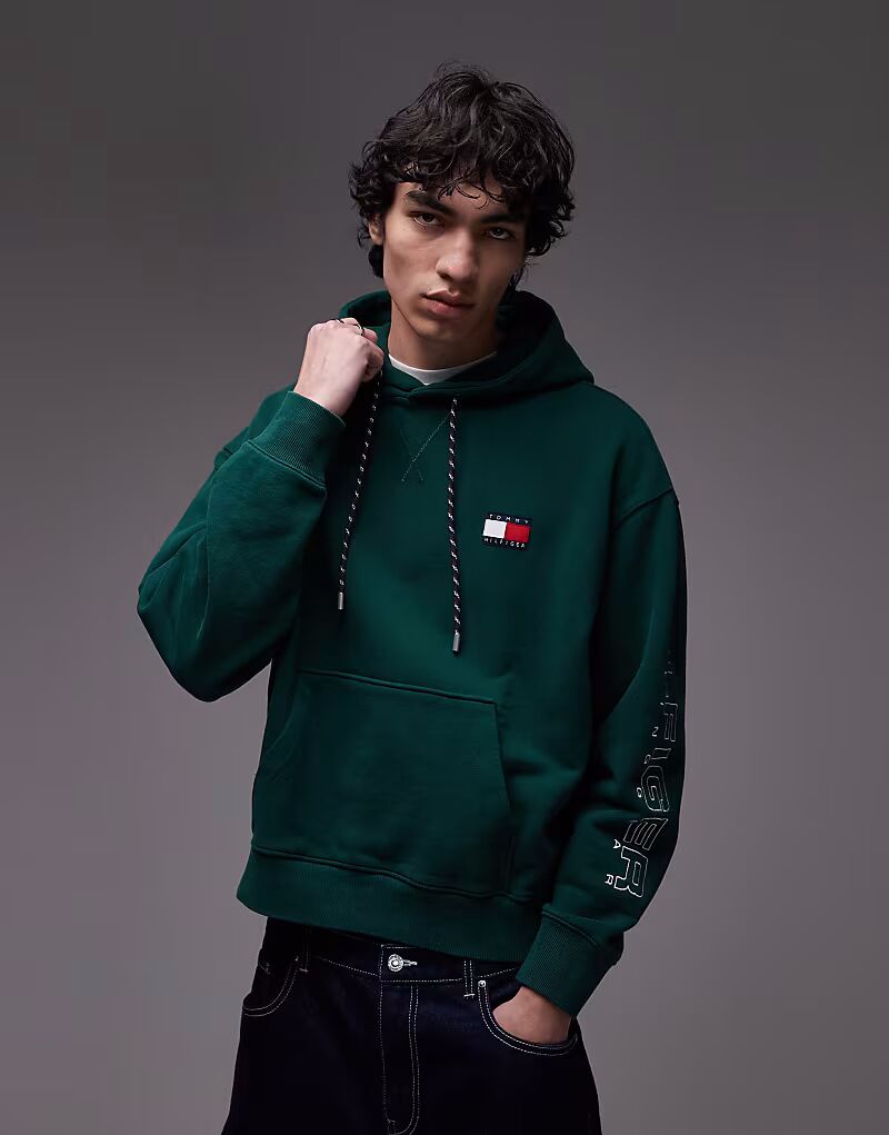 

Толстовка Tommy Hilfiger Sailing в темно-зеленом цвете