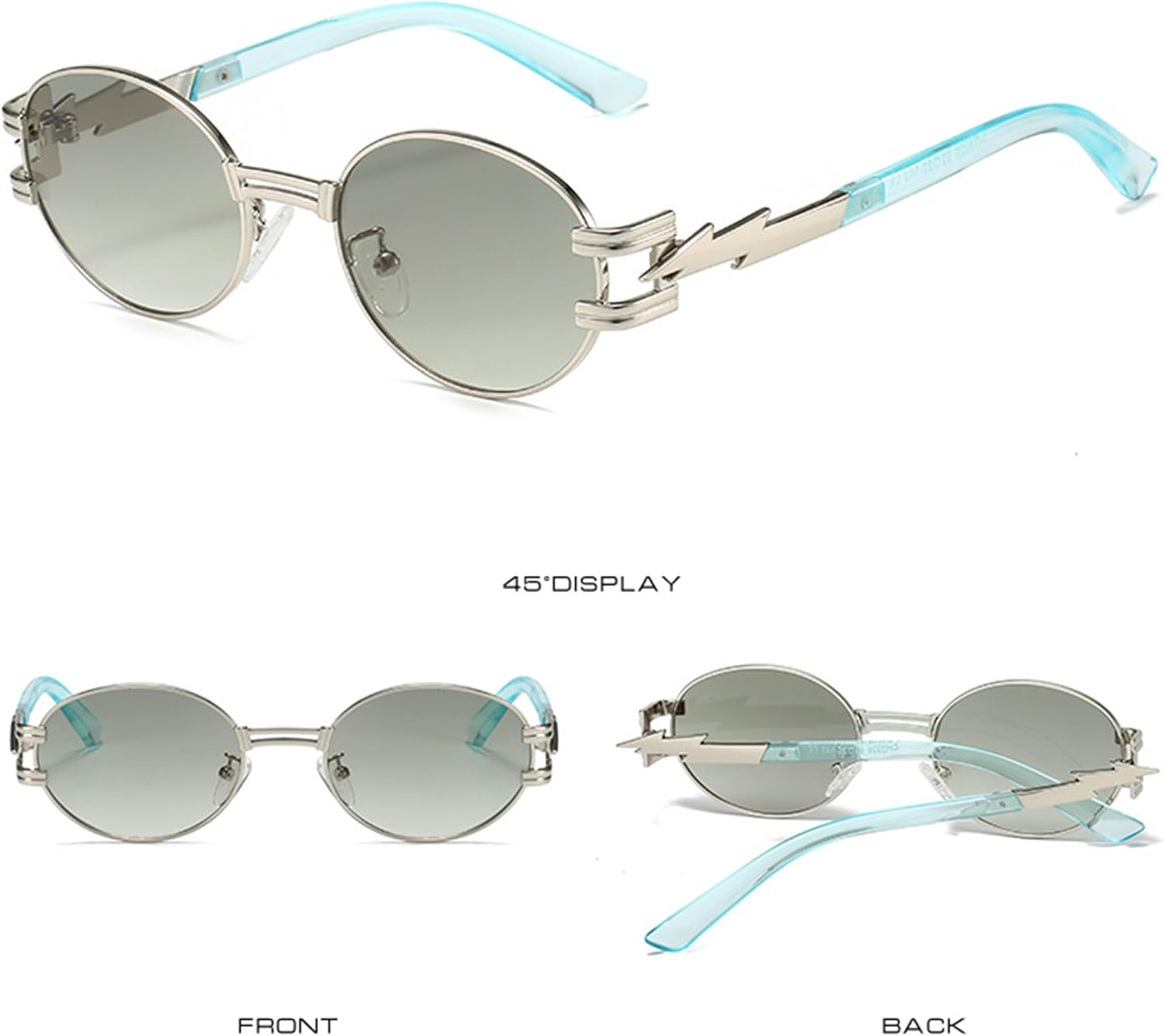 

Солнцезащитные очки Bullabulling в стиле ретро овальной формы для женщин и мужчин. Модные панк-очки, дизайнерские классические модели с защитой от УФ-излучения UV400, C2