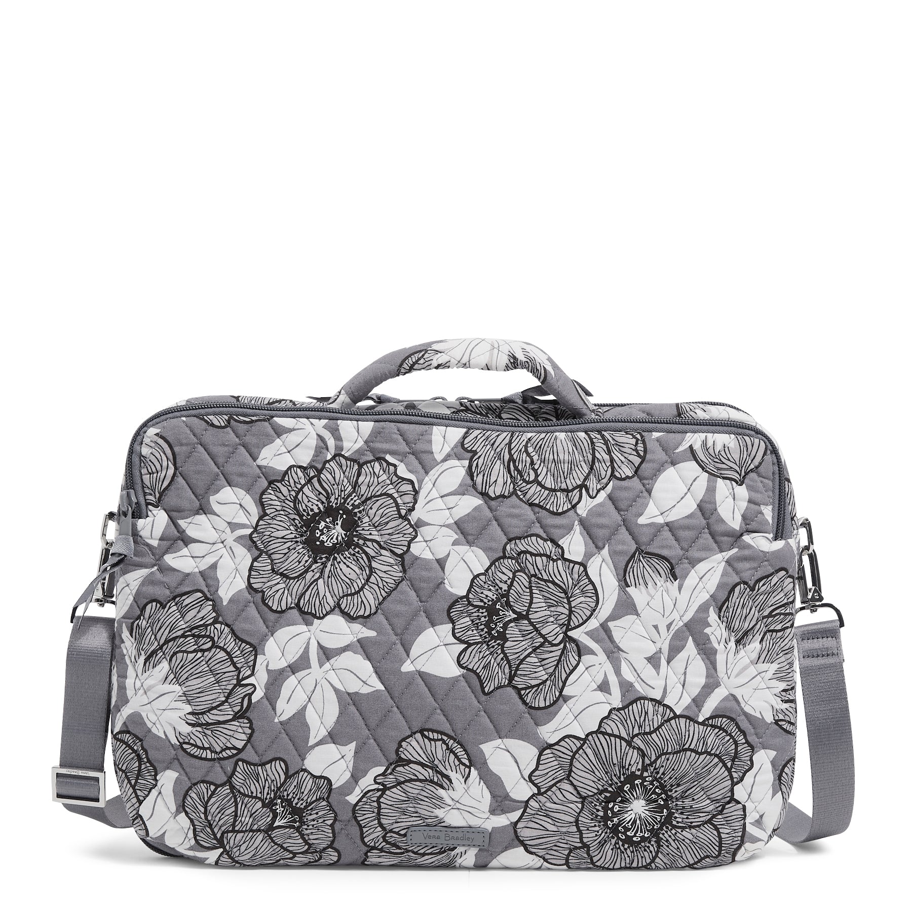 

Аутлет Хлопок Ноутбук Рабочая станция сумка через плечо Vera Bradley, цвет moon shadow meadow