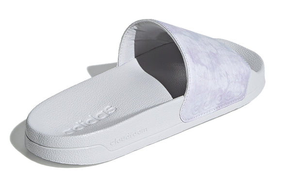 Тапочки adilette shower purple gray Adidas, серый — фото 4