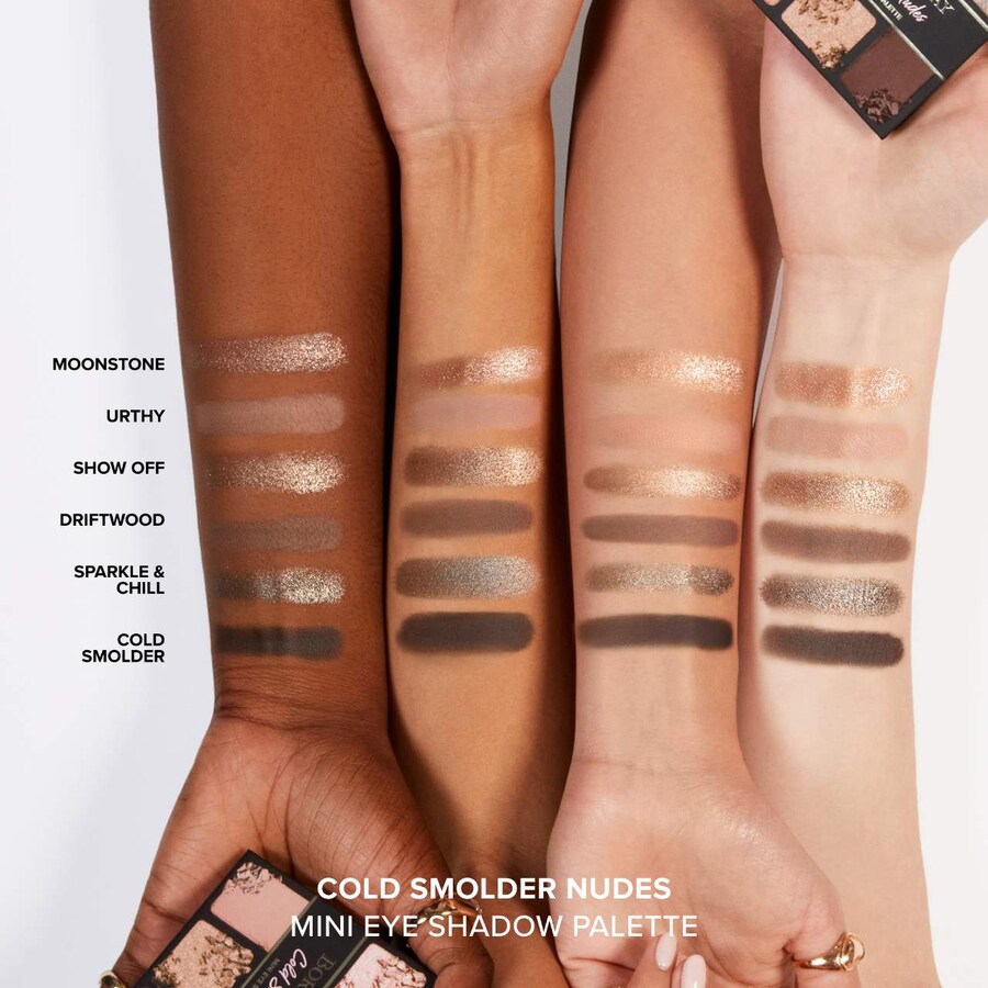 Мини-палетка теней для век Born This Way, вдохновленная цветом лица. Too Faced, Cold Smolder Nudes — фото 2