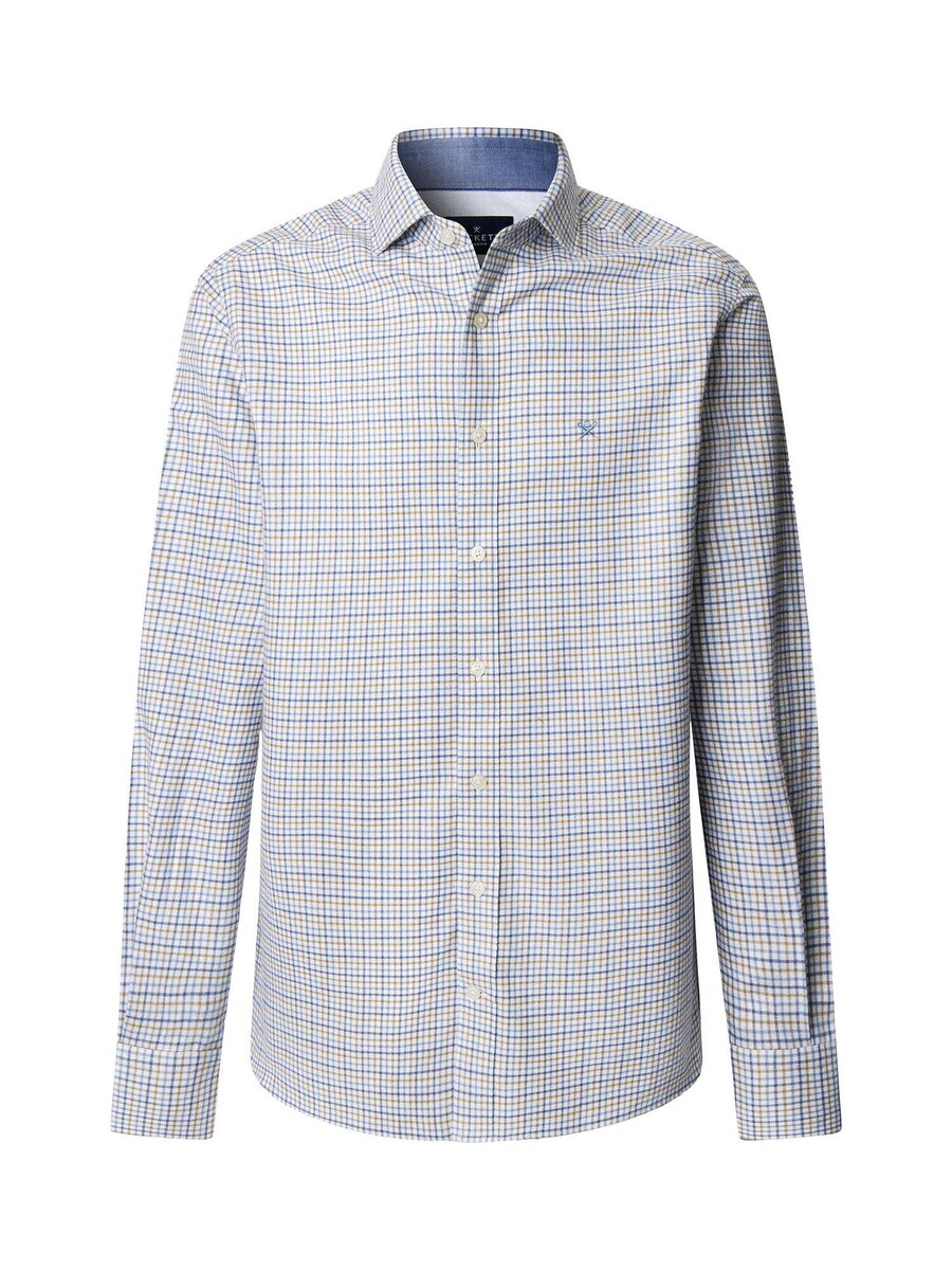 

Рубашка на пуговицах классического кроя Hackett London, Light blue/Dark blue