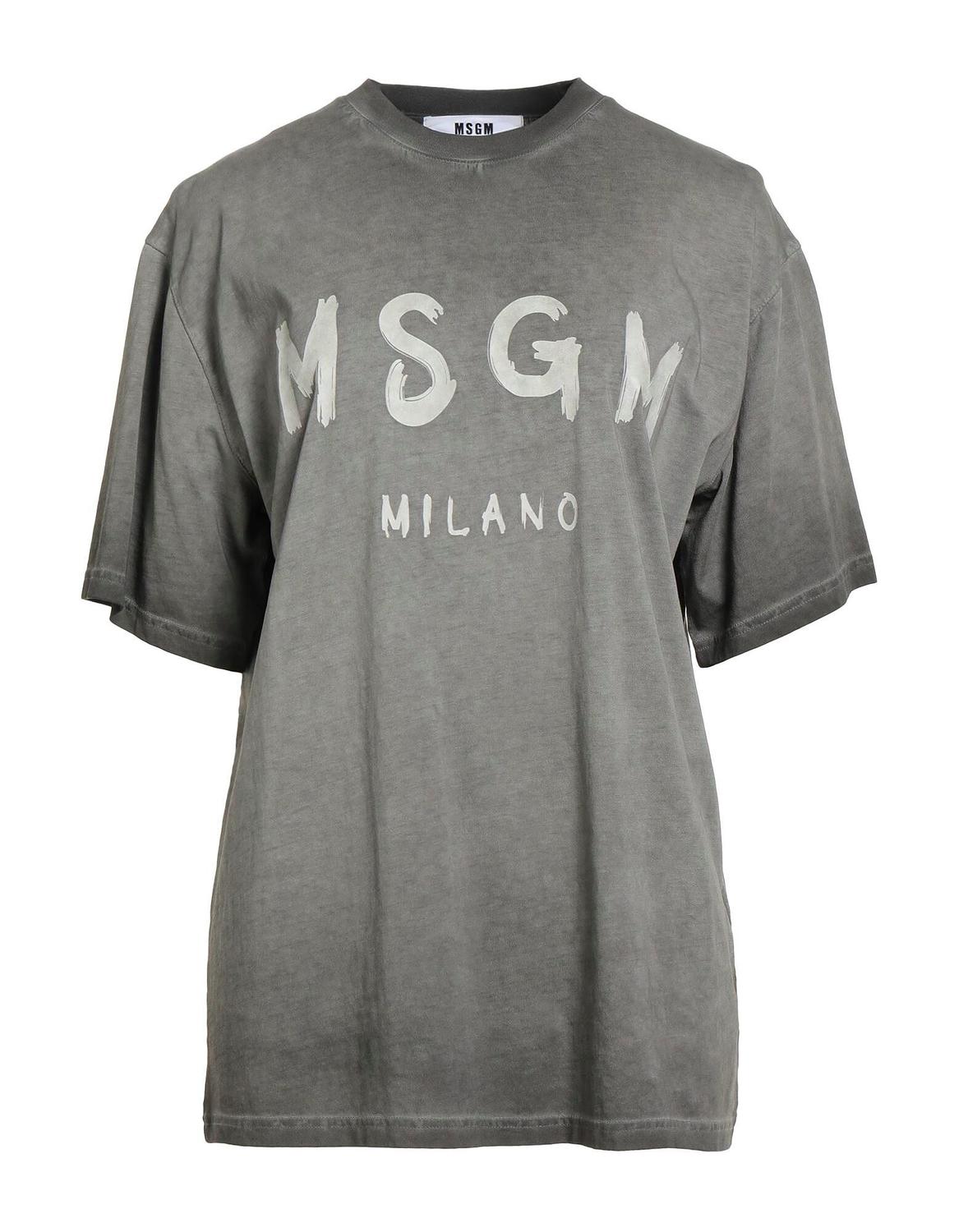 

Футболка Msgm, серый