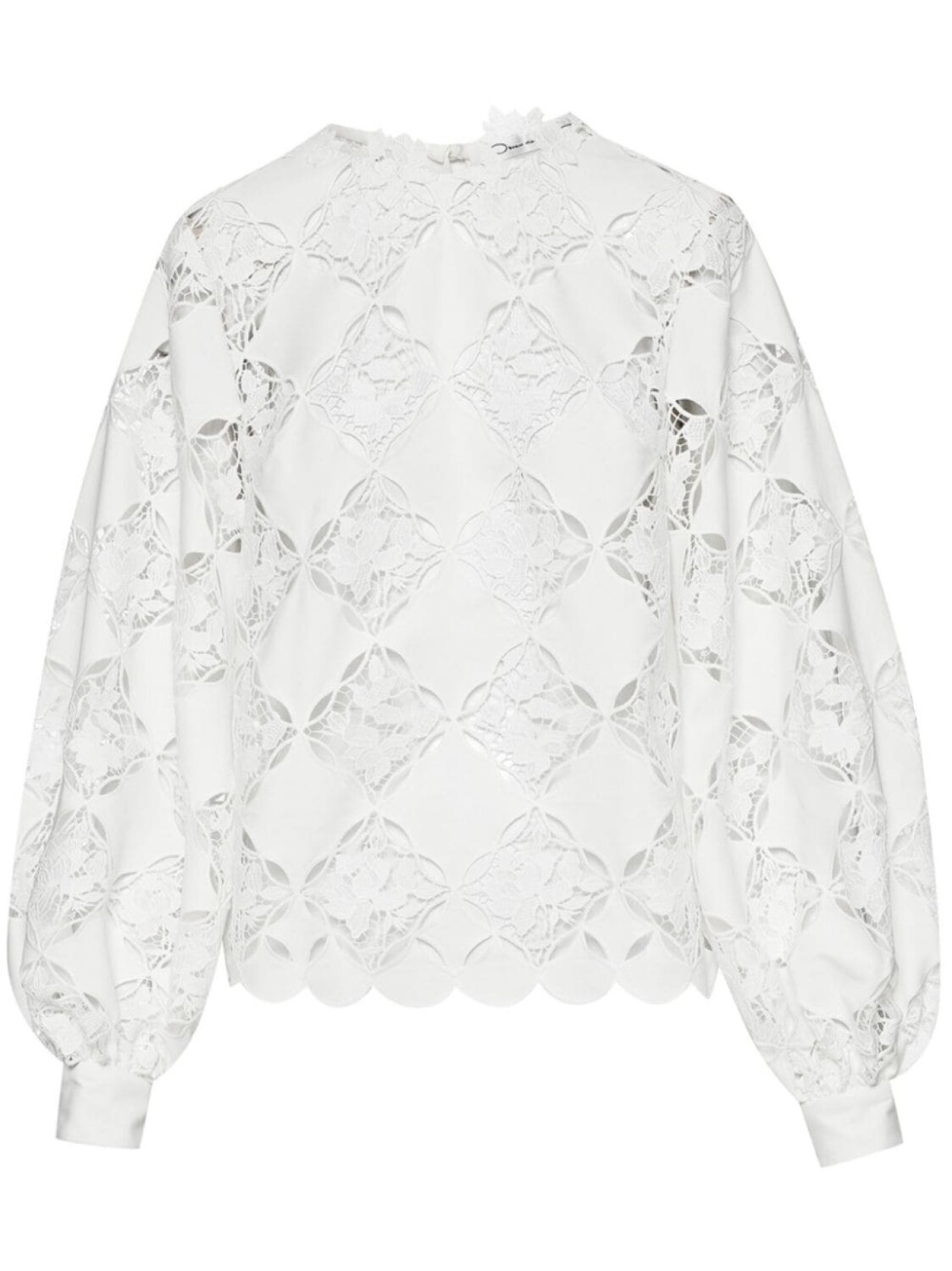 

Гипюровая блузка Gardenia Oscar de la Renta, белый
