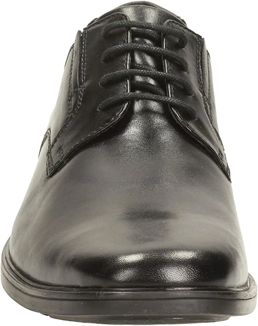 Черные кожаные туфли Clarks Tilden, гладкая кожа, размер 10 — фото 4