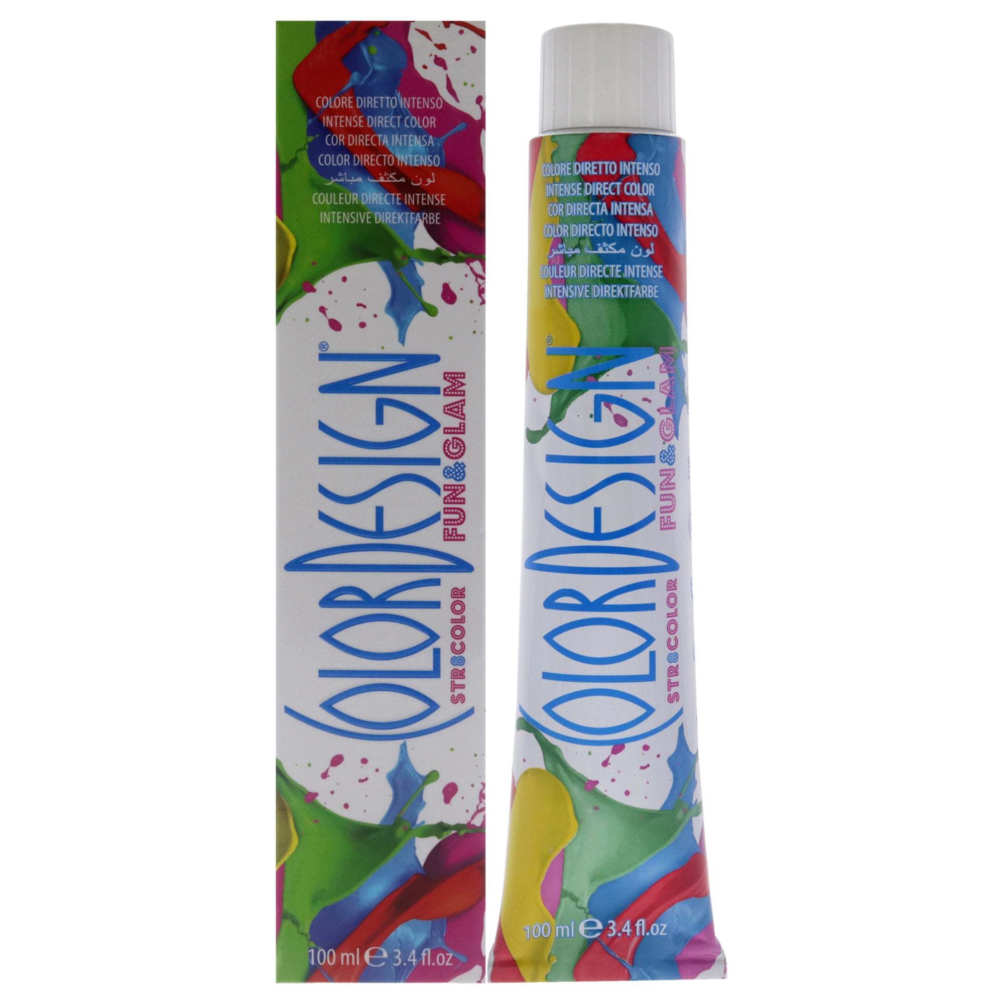 

Веселая и гламурная полуперманентная краска для волос - Свежий оранжевый от ColorDesign, подходит как для мужчин, так и для женщин - 95 мл (3,4 унции)