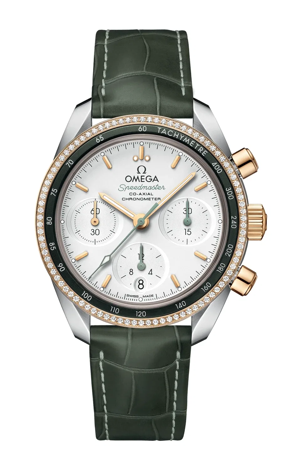 Спидмастер 38 Ко-аксиальный хронограф 38 мм - 324.28.38.50.02.001 OMEGA, серебряный