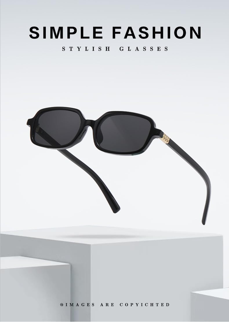 

Мужские и женские квадратные солнцезащитные очки в маленькой оправе — индивидуальный ретро-стиль, повседневная цветовая гамма — нейтральные очки в стиле ретро Gksbnck, C5