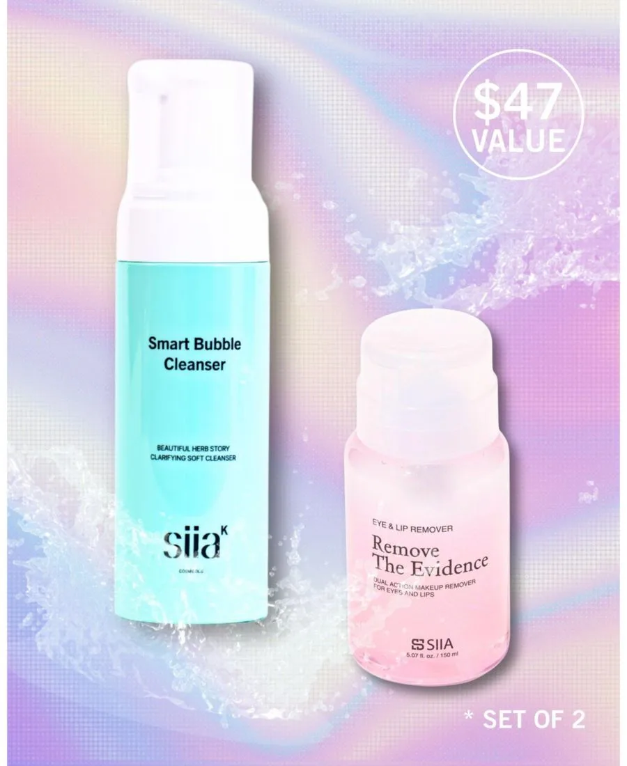 SIIA Cosmetics Набор из 2 средств для двойного очищения
