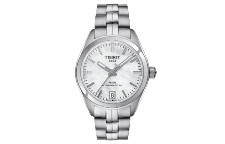 

TISSOT Часы Women's PR100 Collection Watch, Silver Dial