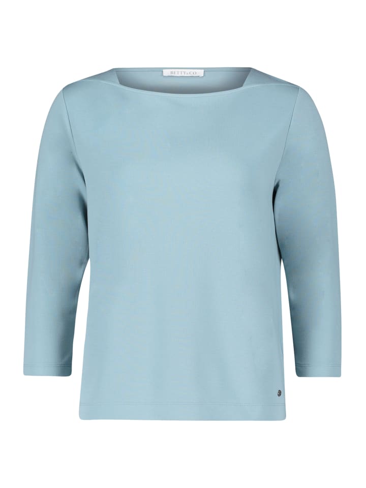 

Повседневная рубашка с рукавами 3/4 светло-голубого цвета BETTY & CO