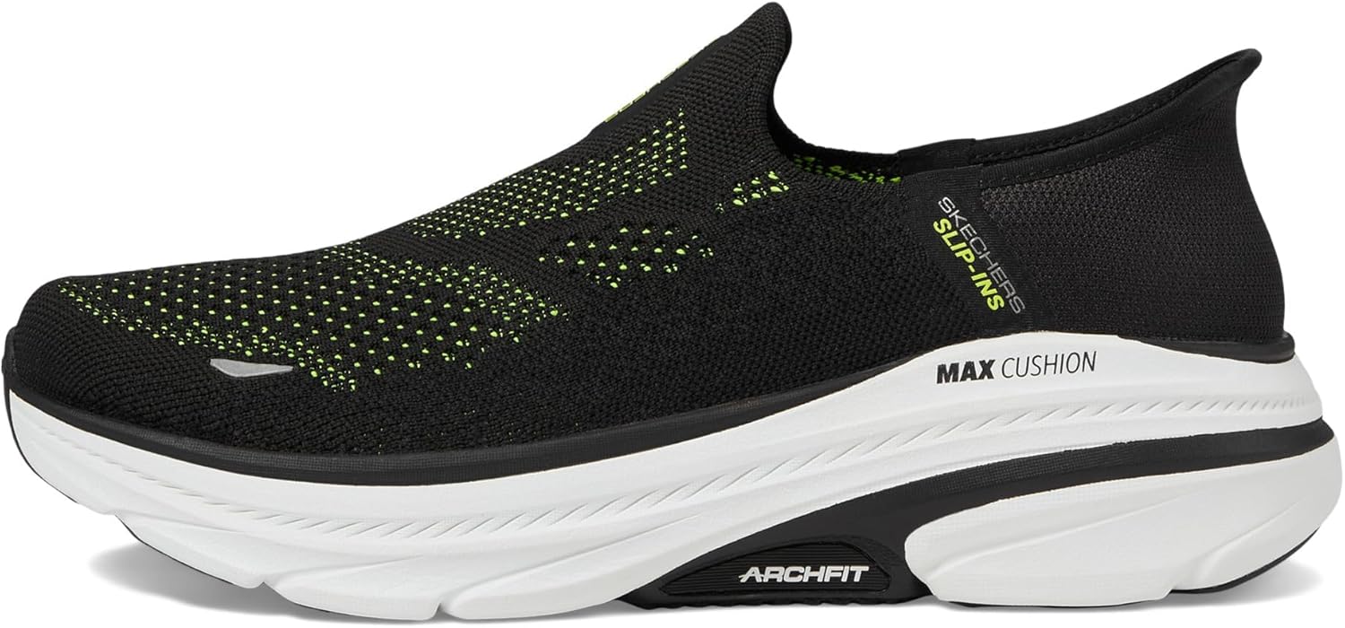 Мужские кроссовки Skechers Hands Free Slip-ins Max Cushioning Arch Fit 2.0 - Fortuitous 2.0, черный — фото 4