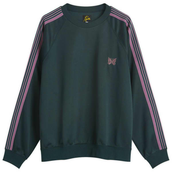 

Толстовка из гладкого полиэстера с круглым вырезом Needles, зеленый