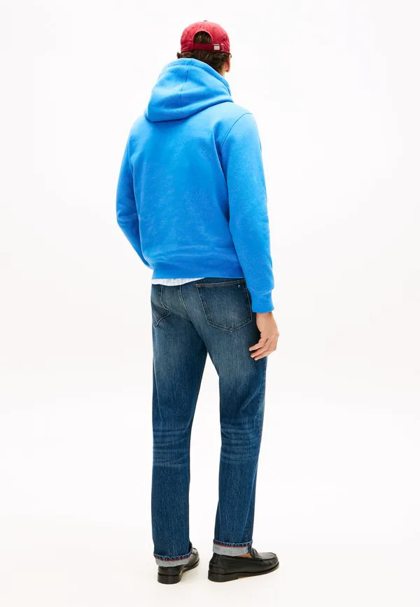 Толстовка с капюшоном из флиса с вышивкой логотипа Tommy Hilfiger, Blue Orbit — фото 3