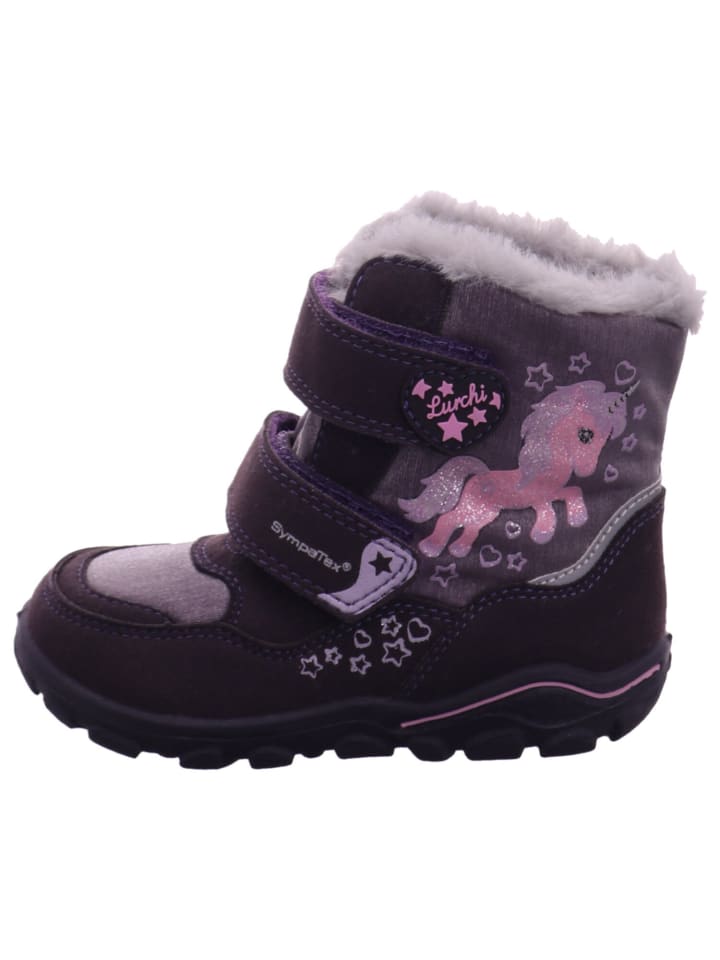 

Supremo Теплые детские ботинки из техасской ткани серого цвета