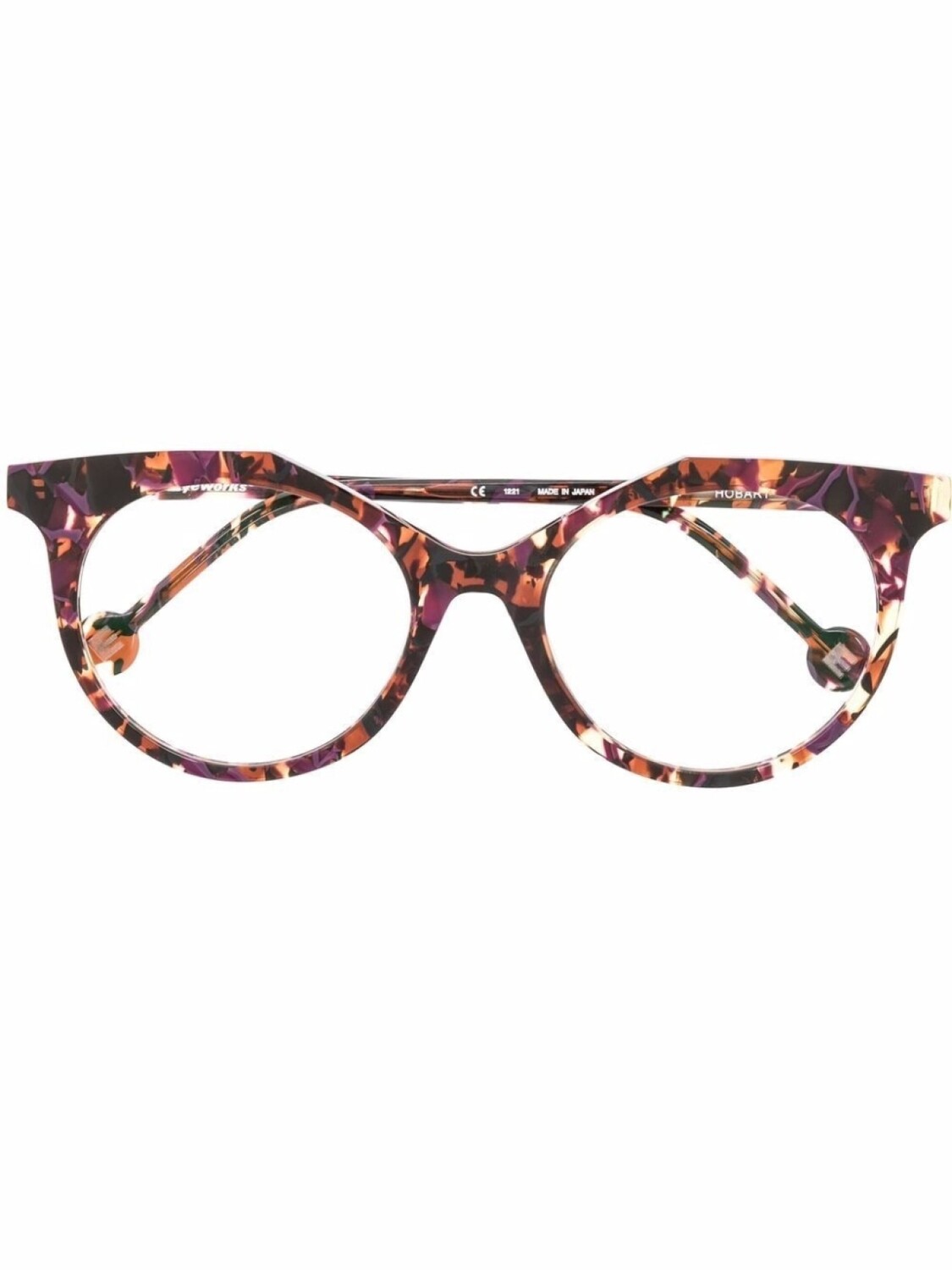 

L.A. Eyeworks очки Hobart в круглой оправе, коричневый