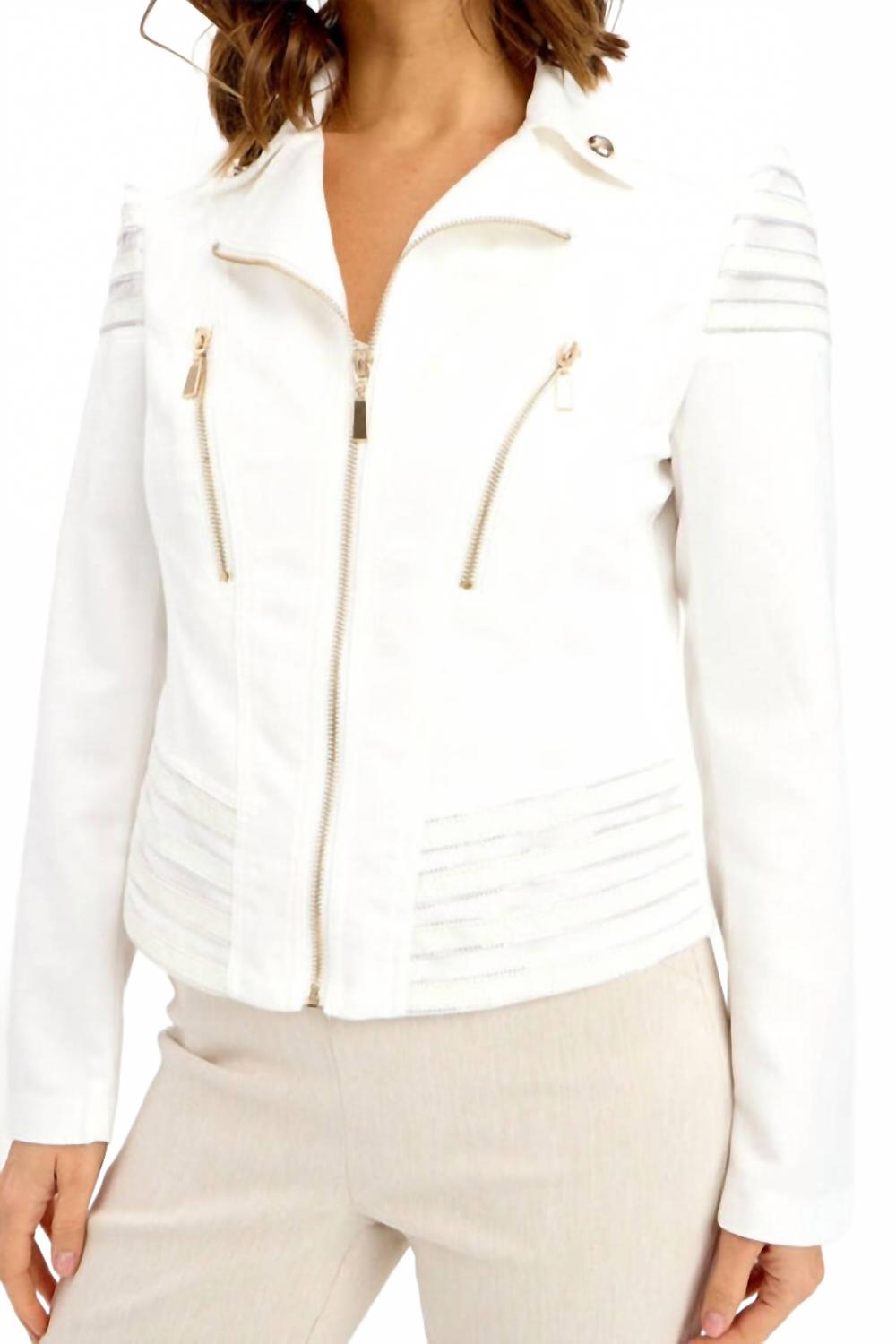 

Куртка с запахом из ткани в бежевом цвете Frank Lyman