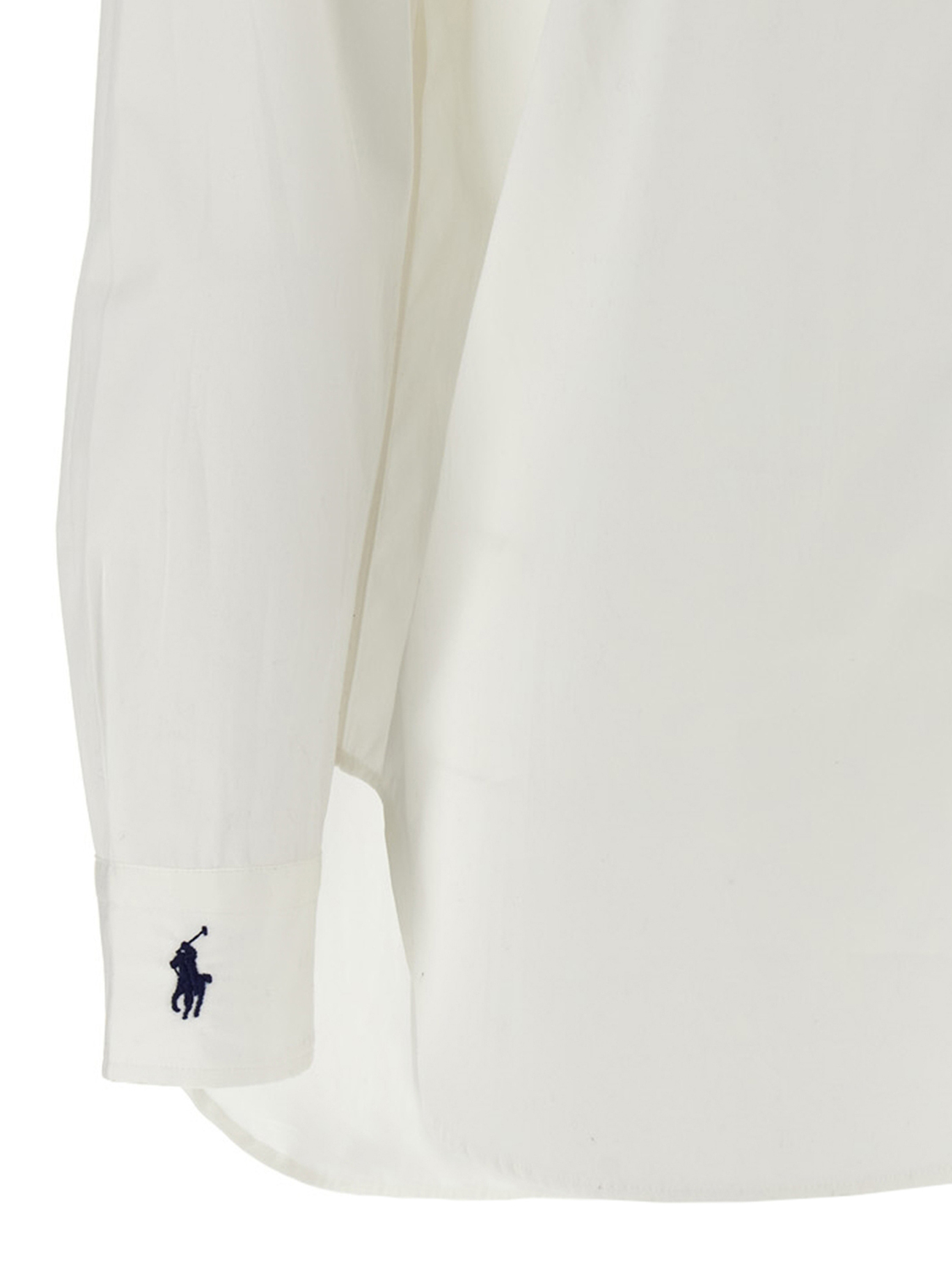 Рубашка с вышитыми манжетами POLO RALPH LAUREN, белый — фото 4