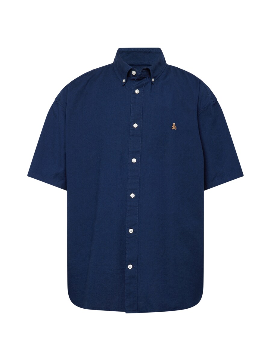 

Повседневная рубашка GAP Regular fit Button Up Shirt, темно-синий