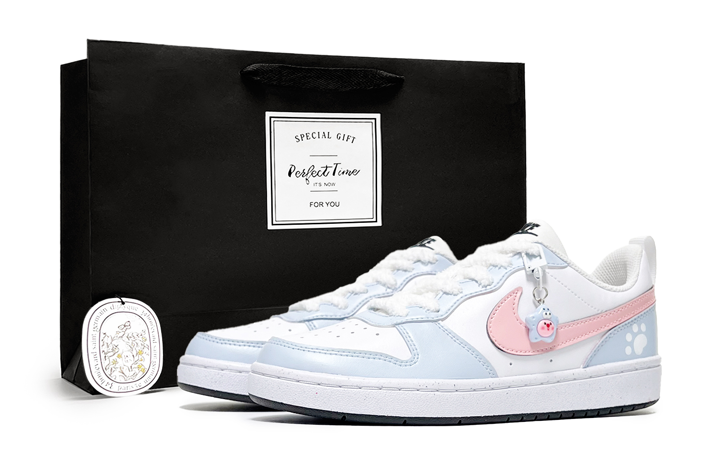 

Детские скейтерские кроссовки Court Borough для младших школьников Nike, белый