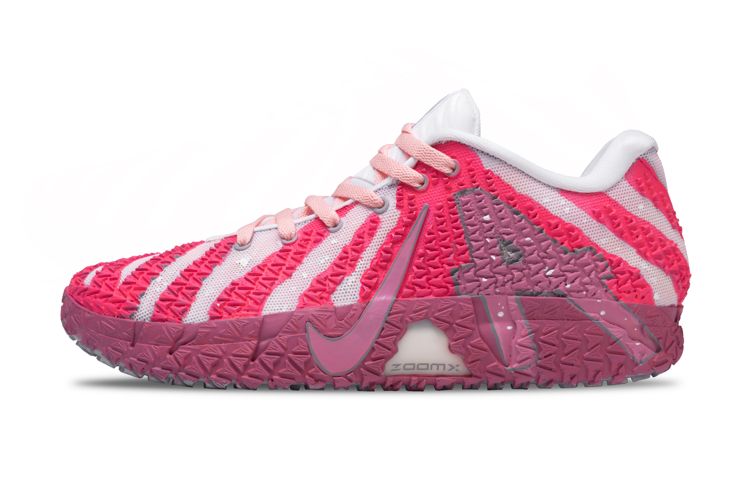 

Nike Кроссовки баскетбольные Ja Morant 3 Low top Unisex — Рак груди, цвет Breast Cancer