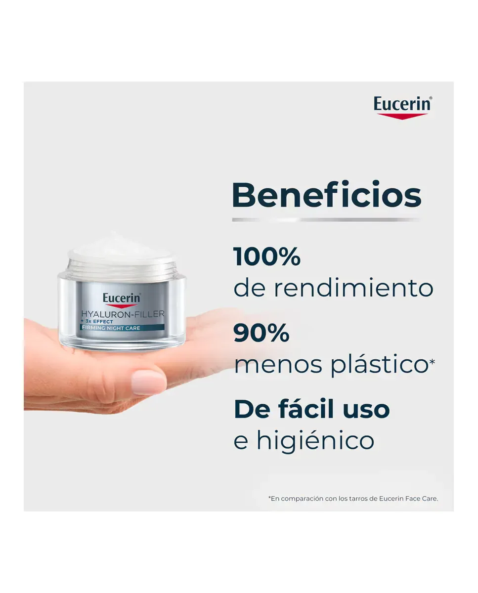 Крем для лица Eucerin — Пополнение ночного крема с гиалуроновым филлером — фото 3
