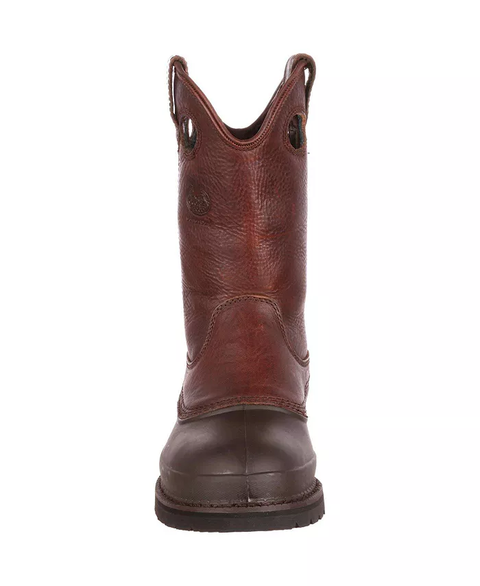 Мужские рабочие ботинки Muddog Wellington со стальным носком GEORGIA BOOT, коричневый — фото 3