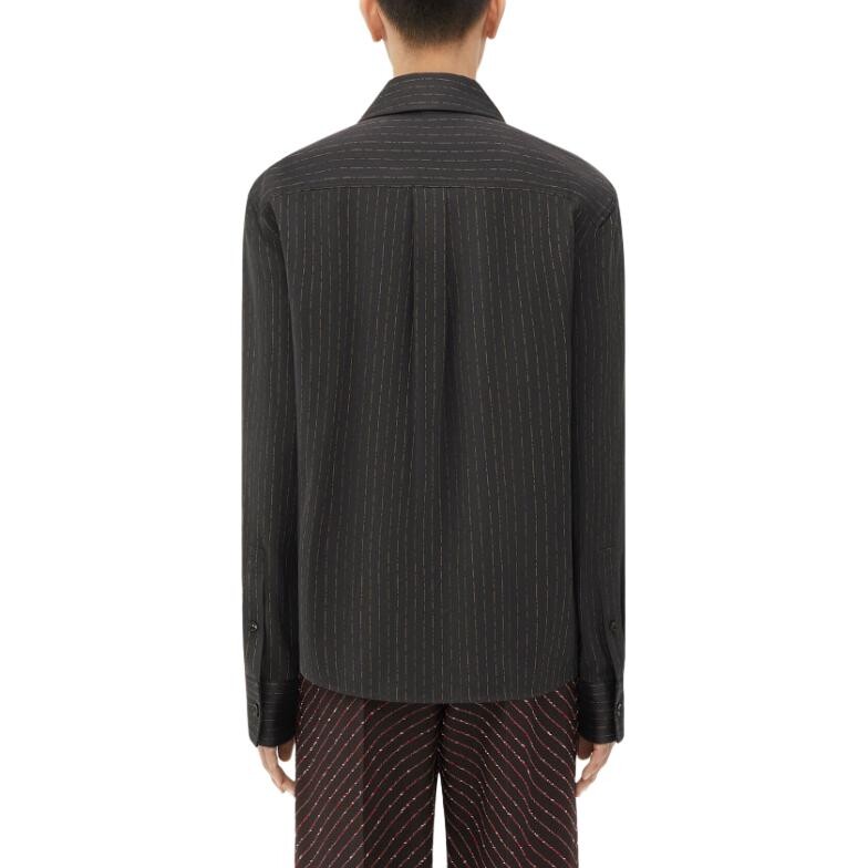 Рубашка мужская шоколадно-коричневая Bottega Veneta, коричневый — фото 3