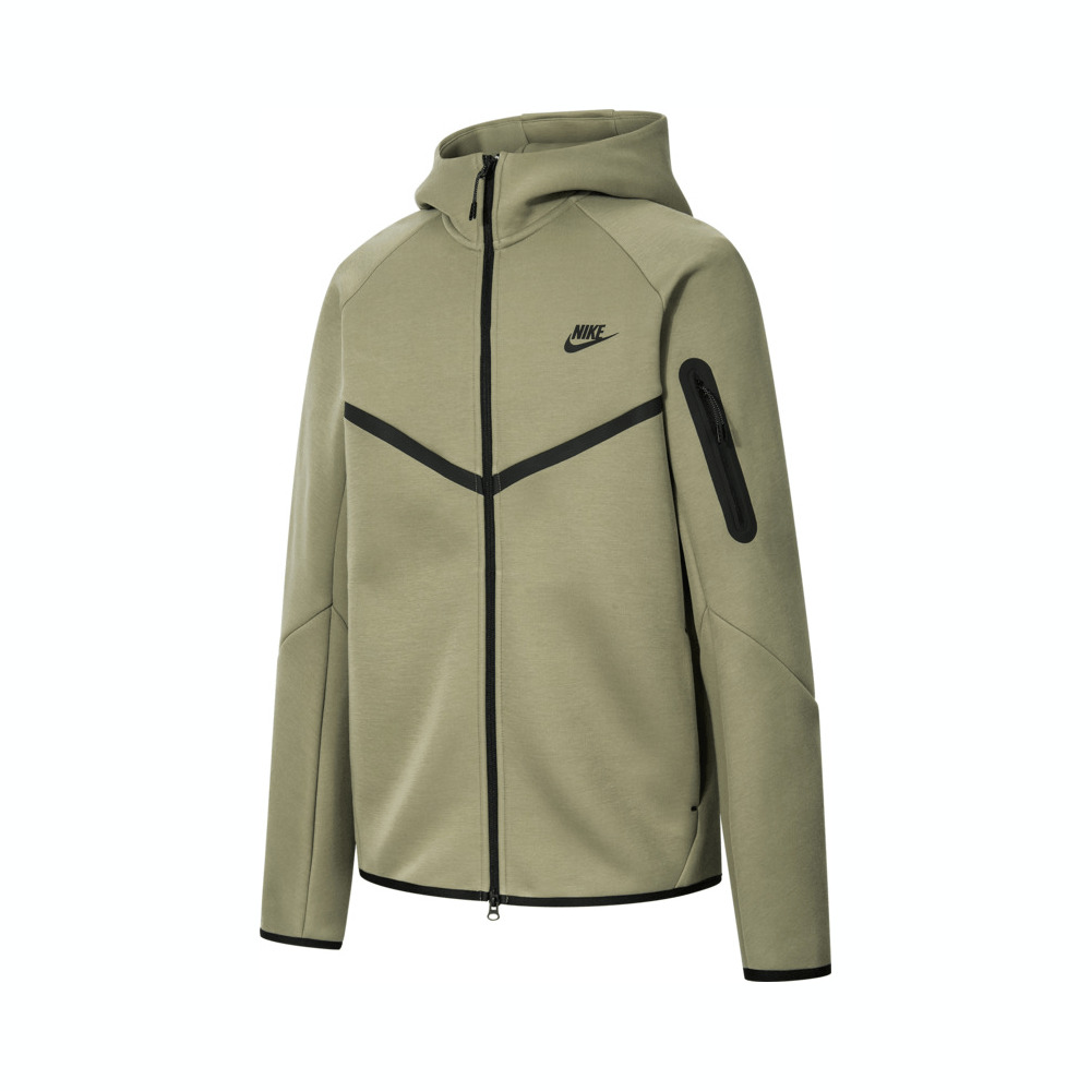 

Мужская толстовка Windrunner с капюшоном на молнии Tech Nike, хаки