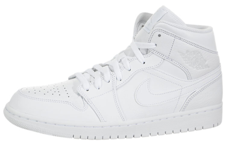 

Кроссовки Jordan 1 Mid Triple White 2018