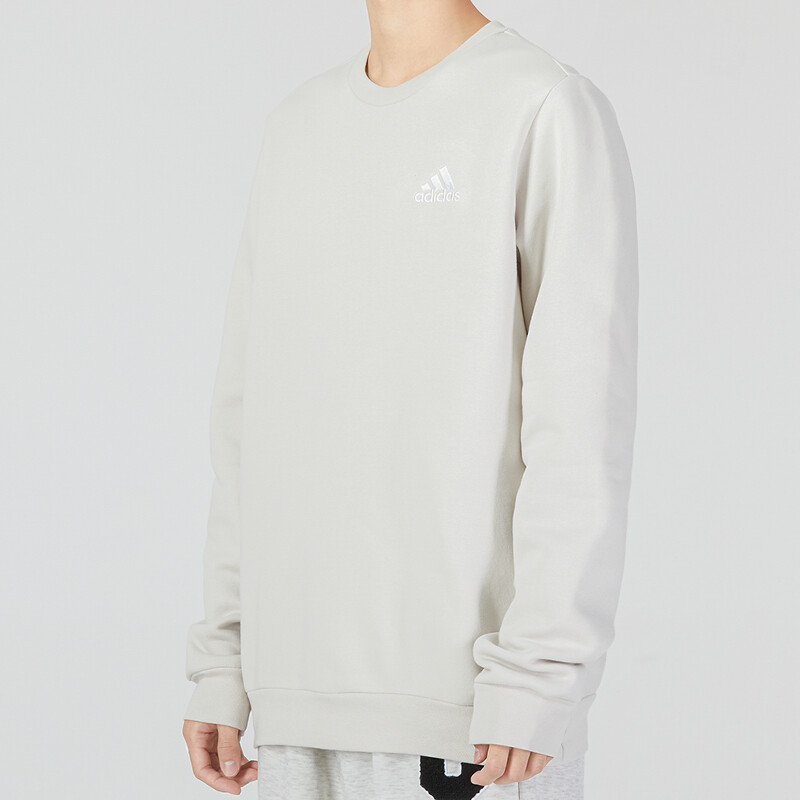 Толстовка мужская белая Adidas, белый — фото 4