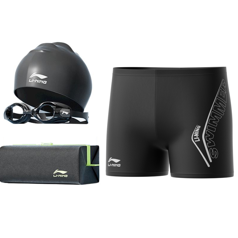 

Мужские плавки LINING, Set (Swimming Shorts+Swimming Cap+Swim Goggles+Swim Bag)
