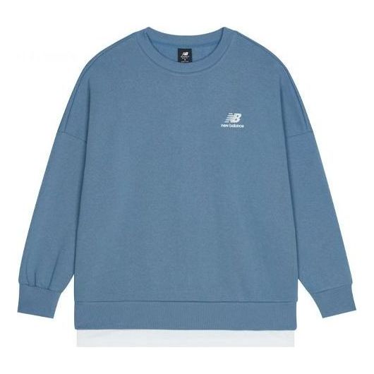 

Свитер New Balance Logo Sweatshirt 'Blue', синий