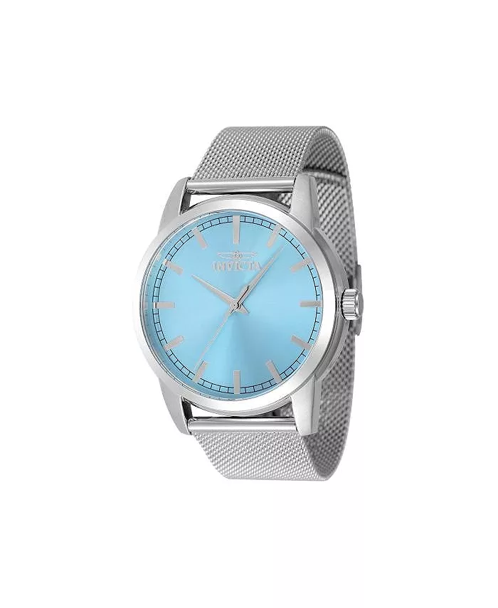

Мужские часы 48508 Celestial Quartz с тремя стрелками и светло-голубым циферблатом Invicta, синий