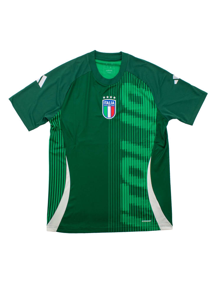 

Adidas Зеленая рубашка Figc Pre Match Italia