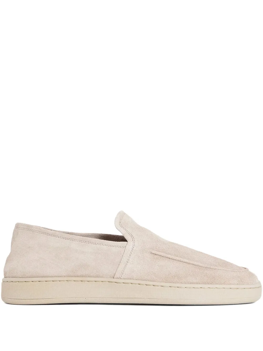 

Замшевые лоферы без застежек Officine Creative, нейтральный