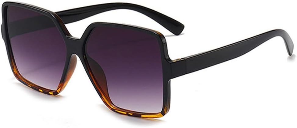 

Большие мужские солнцезащитные очки для женщин, ретро-модные роскошные солнцезащитные очки для женщин, для активного отдыха и путешествий, защита от УФ-излучения UV400 TKKTLLT, Black Gradient Gray