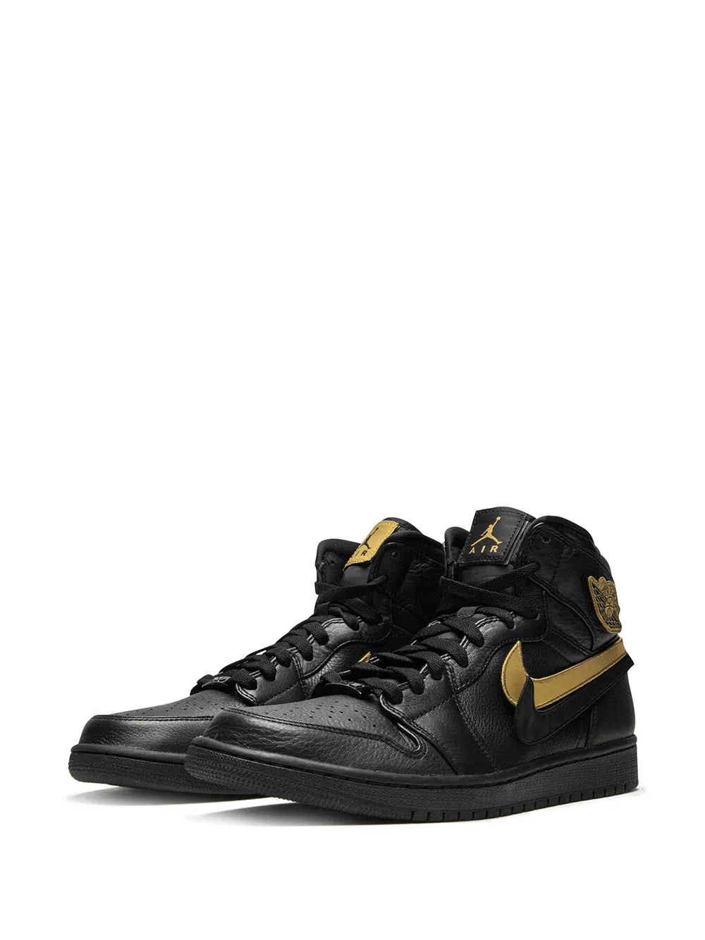 Кроссовки Air  1 Retro High BHM Jordan, черный — фото 2